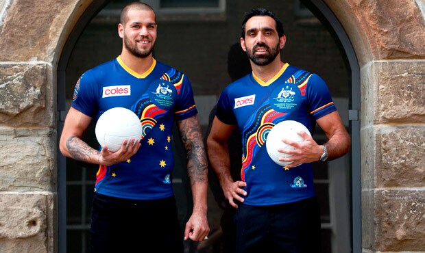 Lance Franklin and Adam Goodes have been named in the 33-man International Rules Series squad - ${keywords}